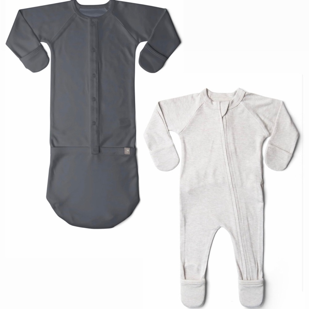 Goumi Baby Footed Pajamas and Night Gown Style Pajamas
